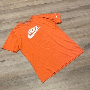 Nike golf short sleeve tee shirt men’s size L Dri-fit.